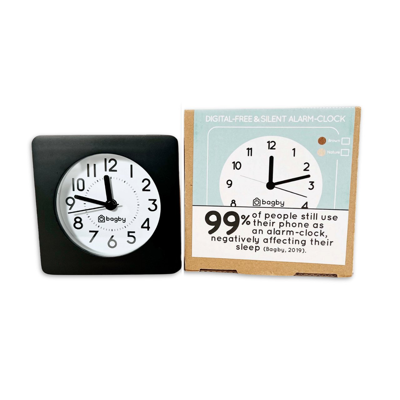 Bagby CLASSIC – Silent Alarm Clock