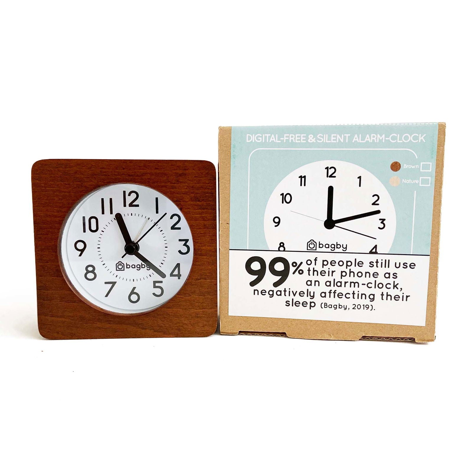 Bagby CLASSIC – Silent Alarm Clock