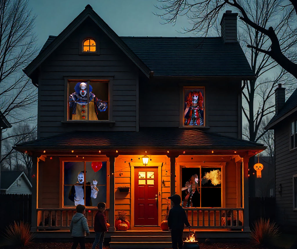 AtmosFX Creepy Clowns USB & Projection Screen Kit