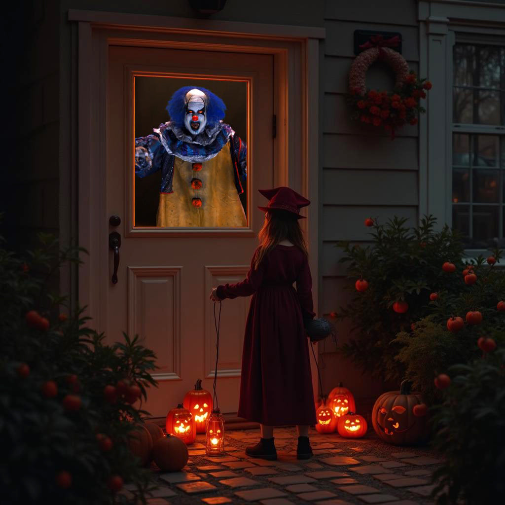 AtmosFX Creepy Clowns USB & Projection Screen Kit