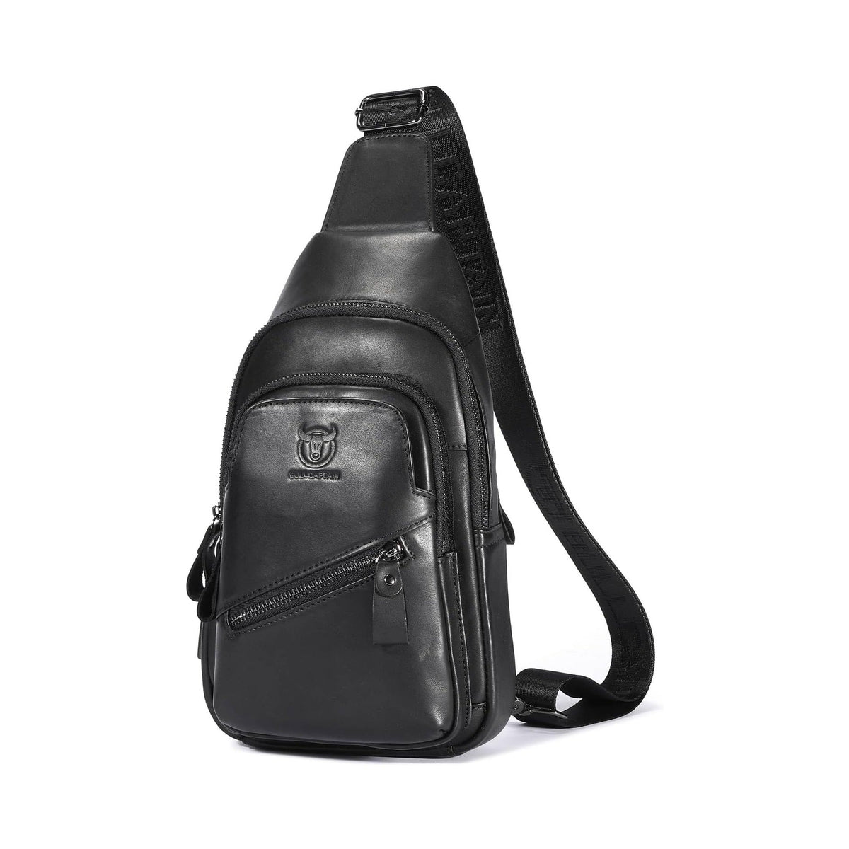 Men's Genuine Leather Sling Bag – Modern Work Carry
