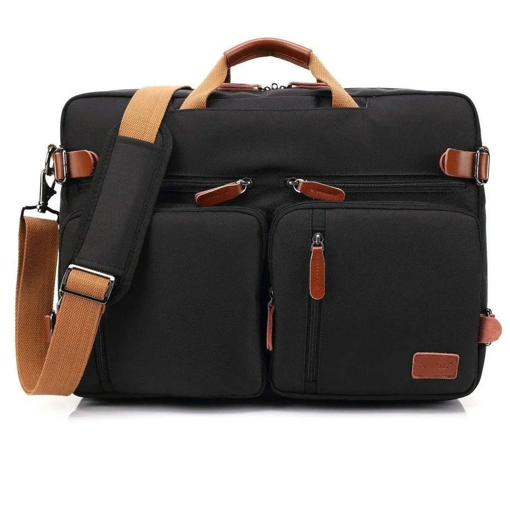 Men's Canvas Messenger Bag – Convertible Work Carry