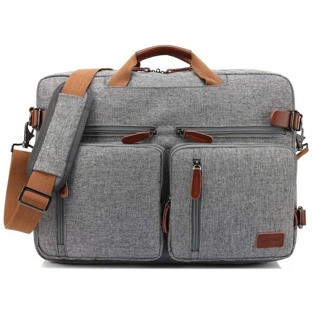 Men's Canvas Messenger Bag – Convertible Work Carry