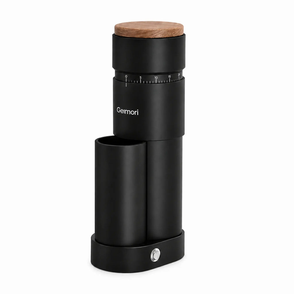 Geimori T38 Plus Electric Coffee Grinder — Compact Plug-In