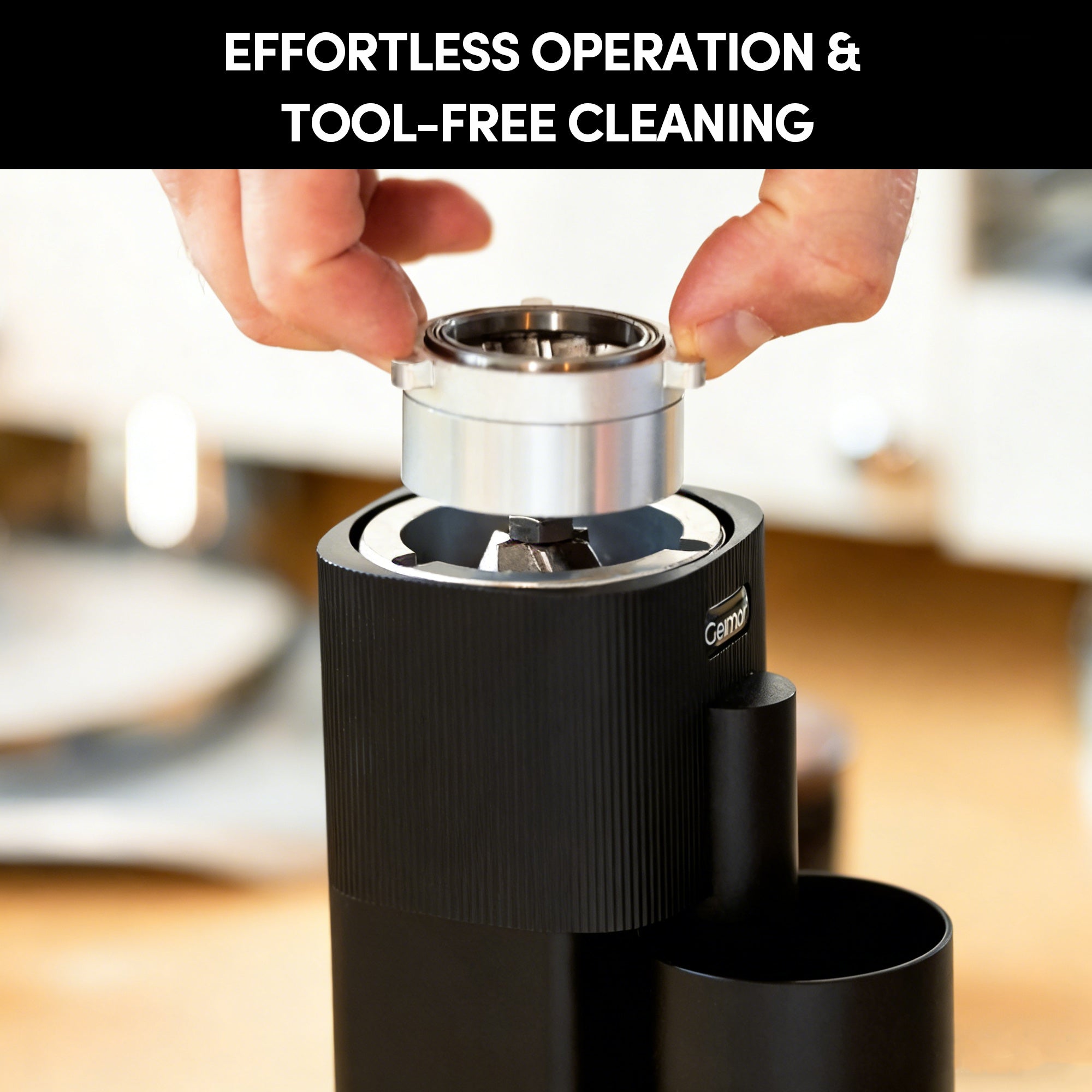 Geimori T38 Battery Coffee Grinder — Portable Espresso & Filter
