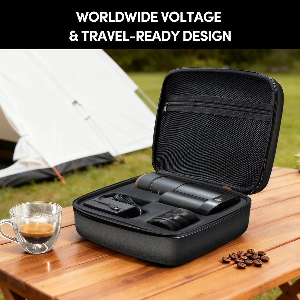 Geimori T38 Plus Electric Coffee Grinder — Compact Plug-In