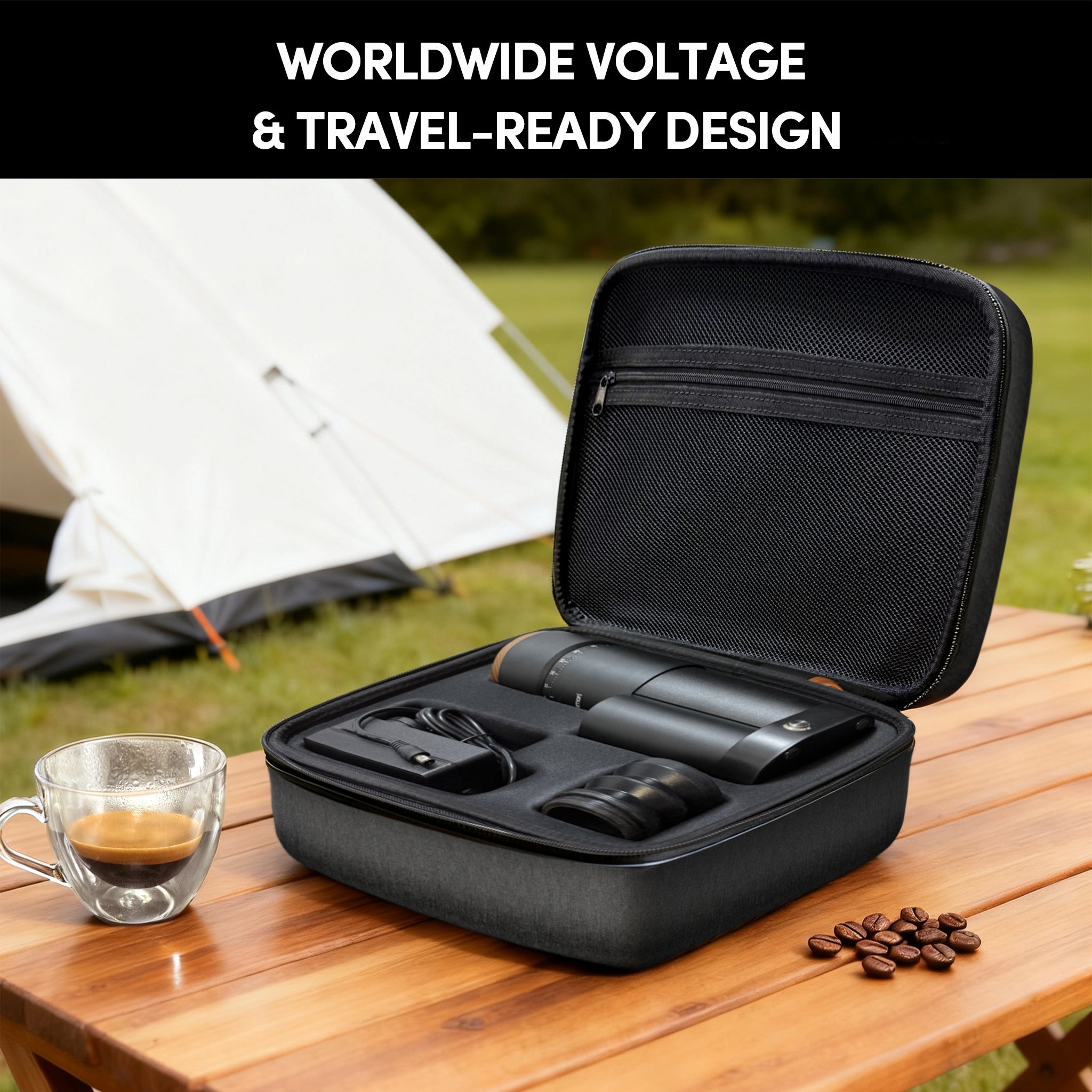 Geimori T38 Plus Electric Coffee Grinder — Compact Plug-In