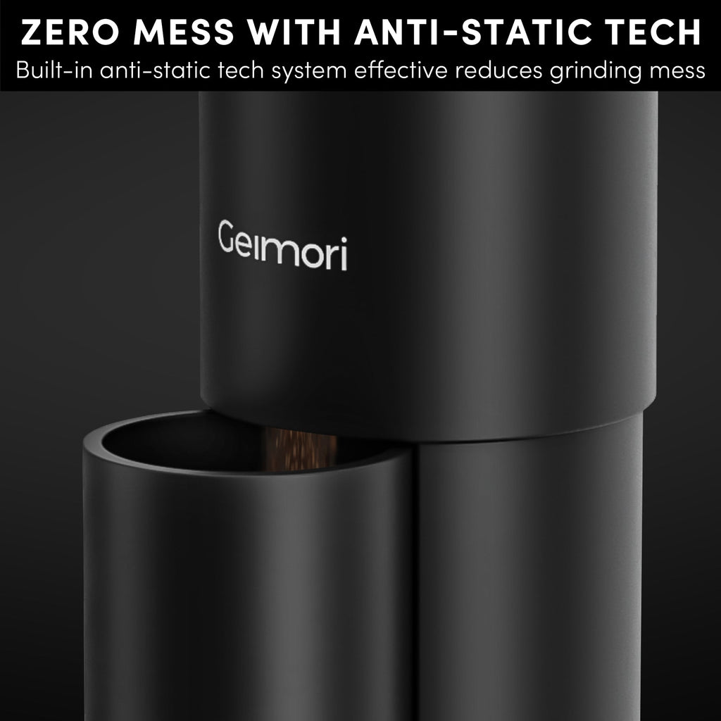 Geimori T38 Plus Electric Coffee Grinder — Compact Plug-In