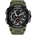 Men's Military Sport Watch – LED, 50M Waterproof