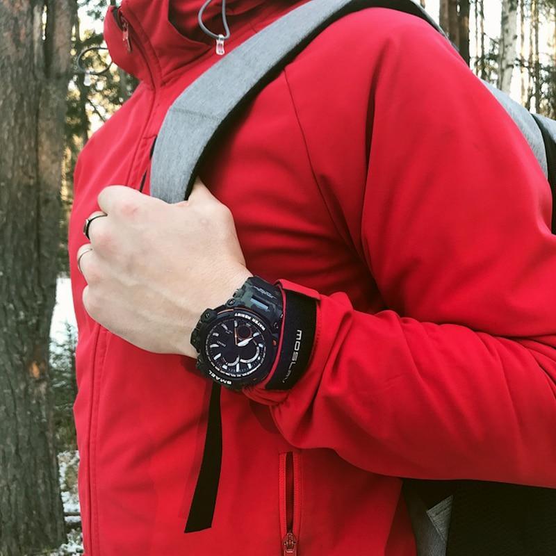 Men's Military Sport Watch – LED, 50M Waterproof