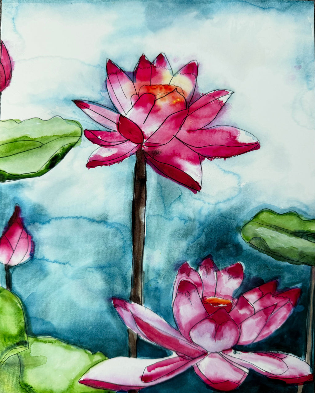Lotus Bloom - Art Prints