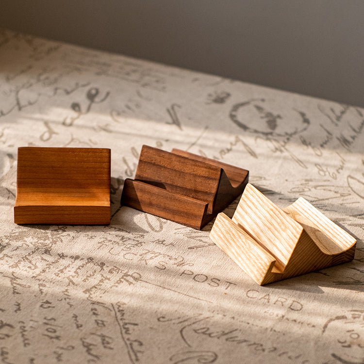 Solid Wood Phone Stand