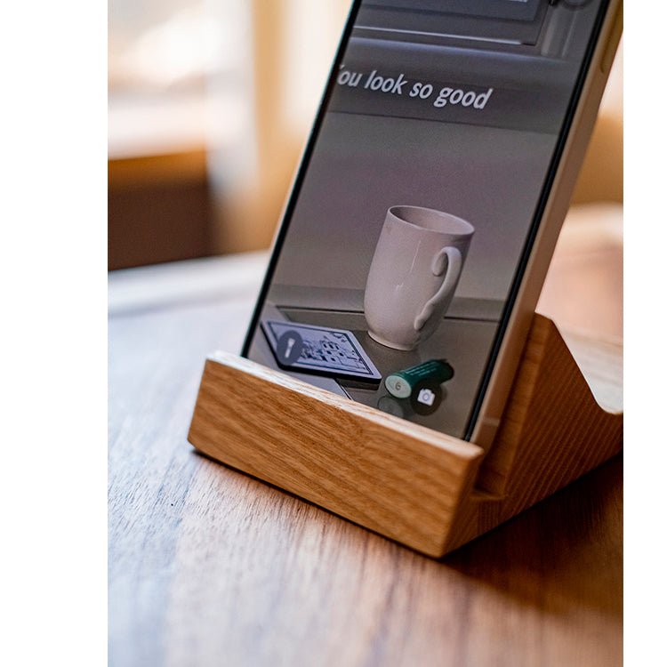 Solid Wood Phone Stand