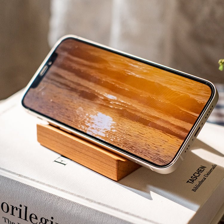 Solid Wood Phone Stand