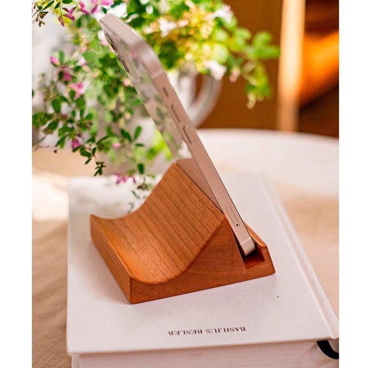 Solid Wood Phone Stand