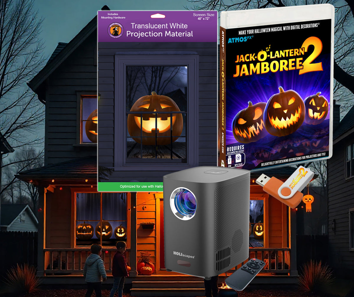 HoliScapes Jack-O’-Lantern Jamboree 2 Projector Kit