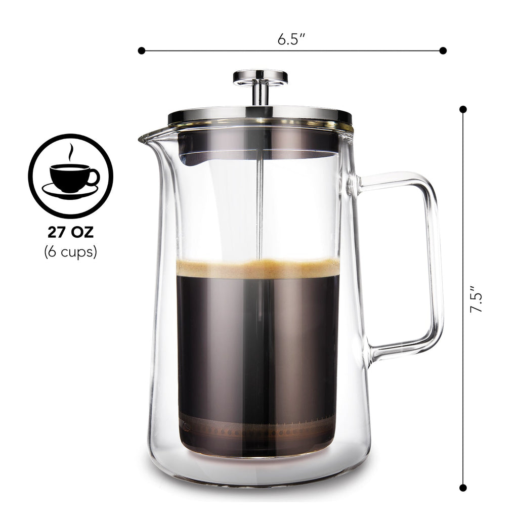 Kaffe French Press Gift Set – Glass