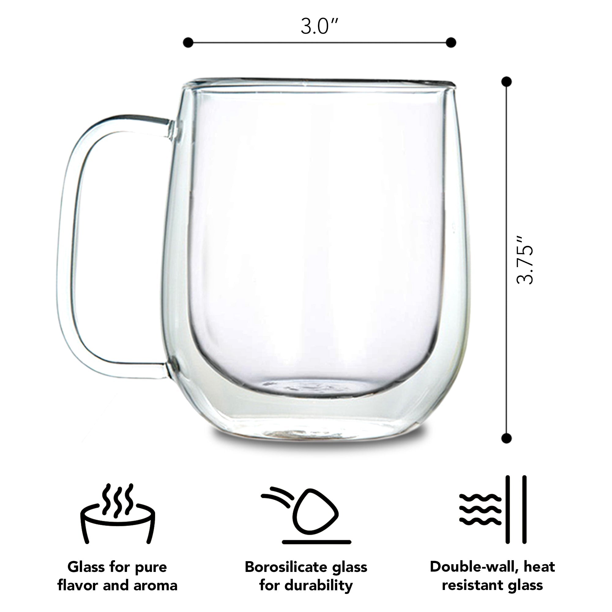 Kaffe French Press Gift Set – Glass