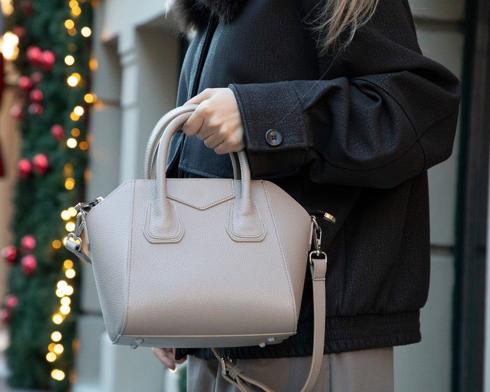 Lorenza Small Leather Bag – Handcrafted Women's Handbag