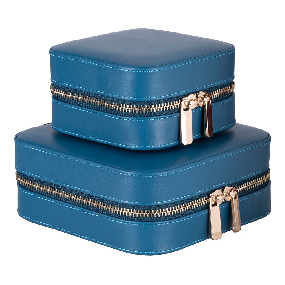 Amanda Leather Jewelry Box, Medium