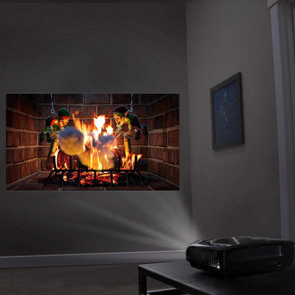 AtmosFX Night Before Christmas USB & Projection Screen