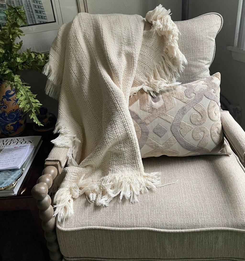 100% Cotton Throw Blanket