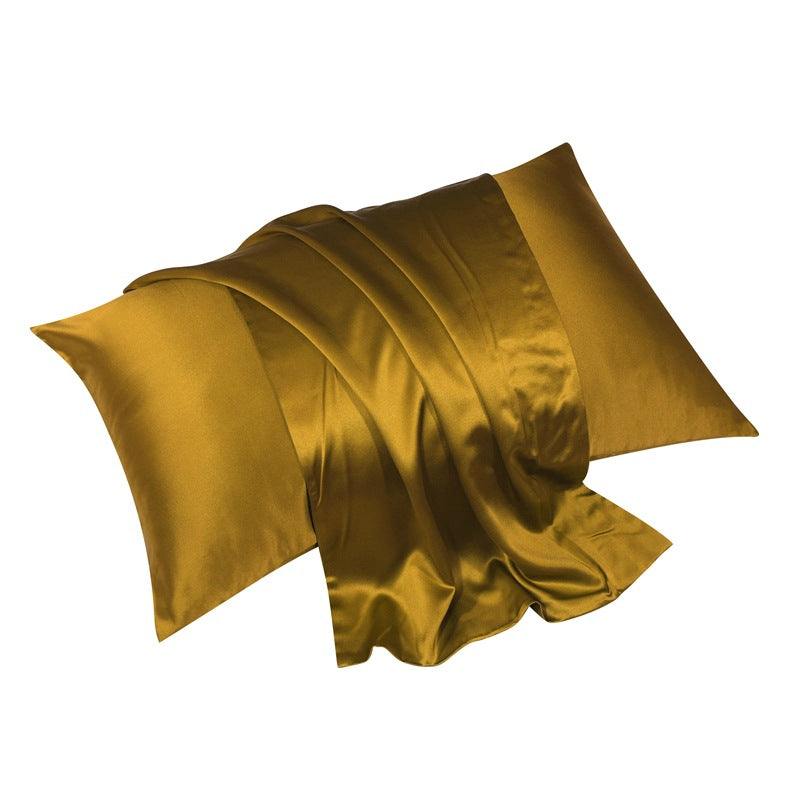 30 Momme Solid Double-Sided Silk Pillowcase with Hidden Zipper, Multicolour Hypoallergenic 100% Mulberry Silk