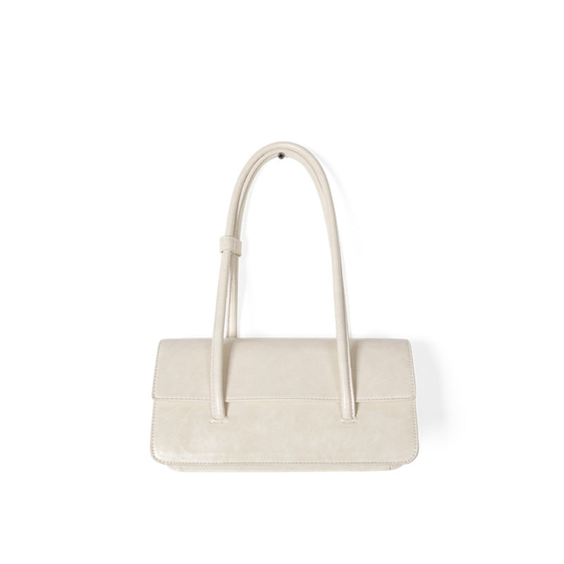 Oil Wax Leather Shoulder Bag