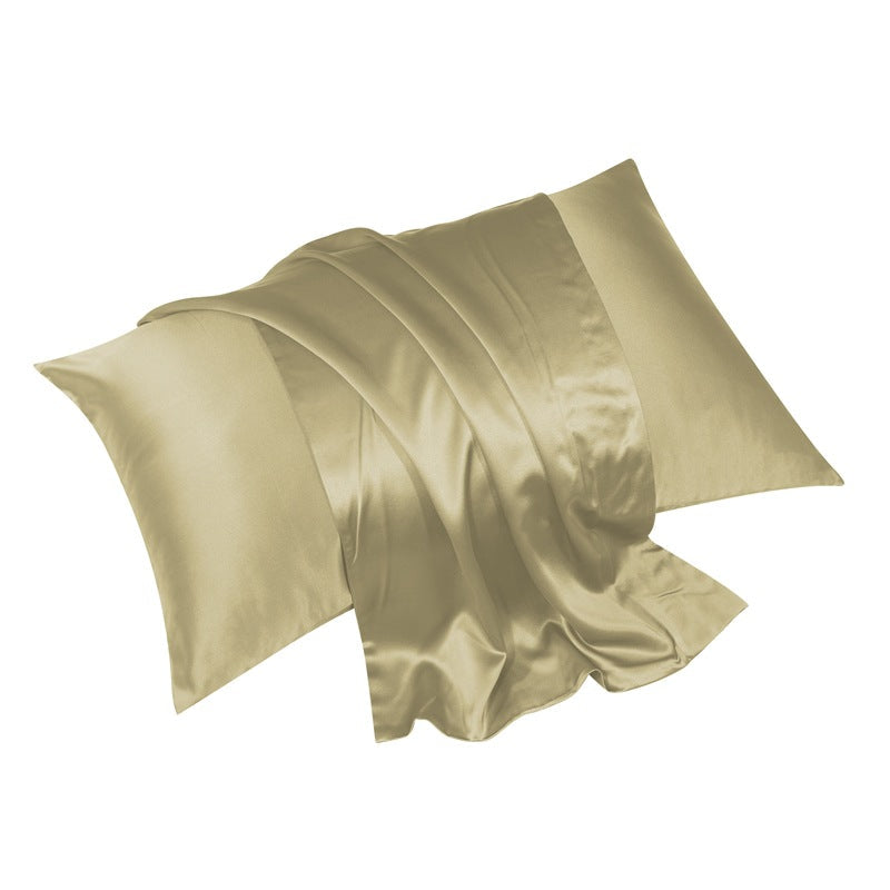 30 Momme Solid Double-Sided Silk Pillowcase with Hidden Zipper, Multicolour Hypoallergenic 100% Mulberry Silk