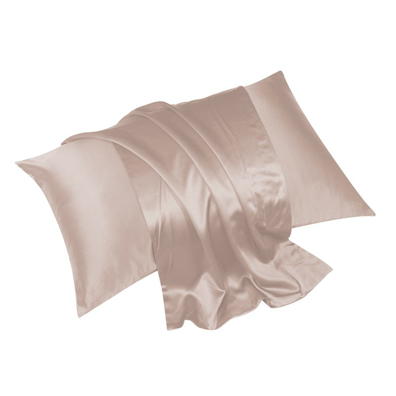 30 Momme Solid Double-Sided Silk Pillowcase with Hidden Zipper, Multicolour Hypoallergenic 100% Mulberry Silk