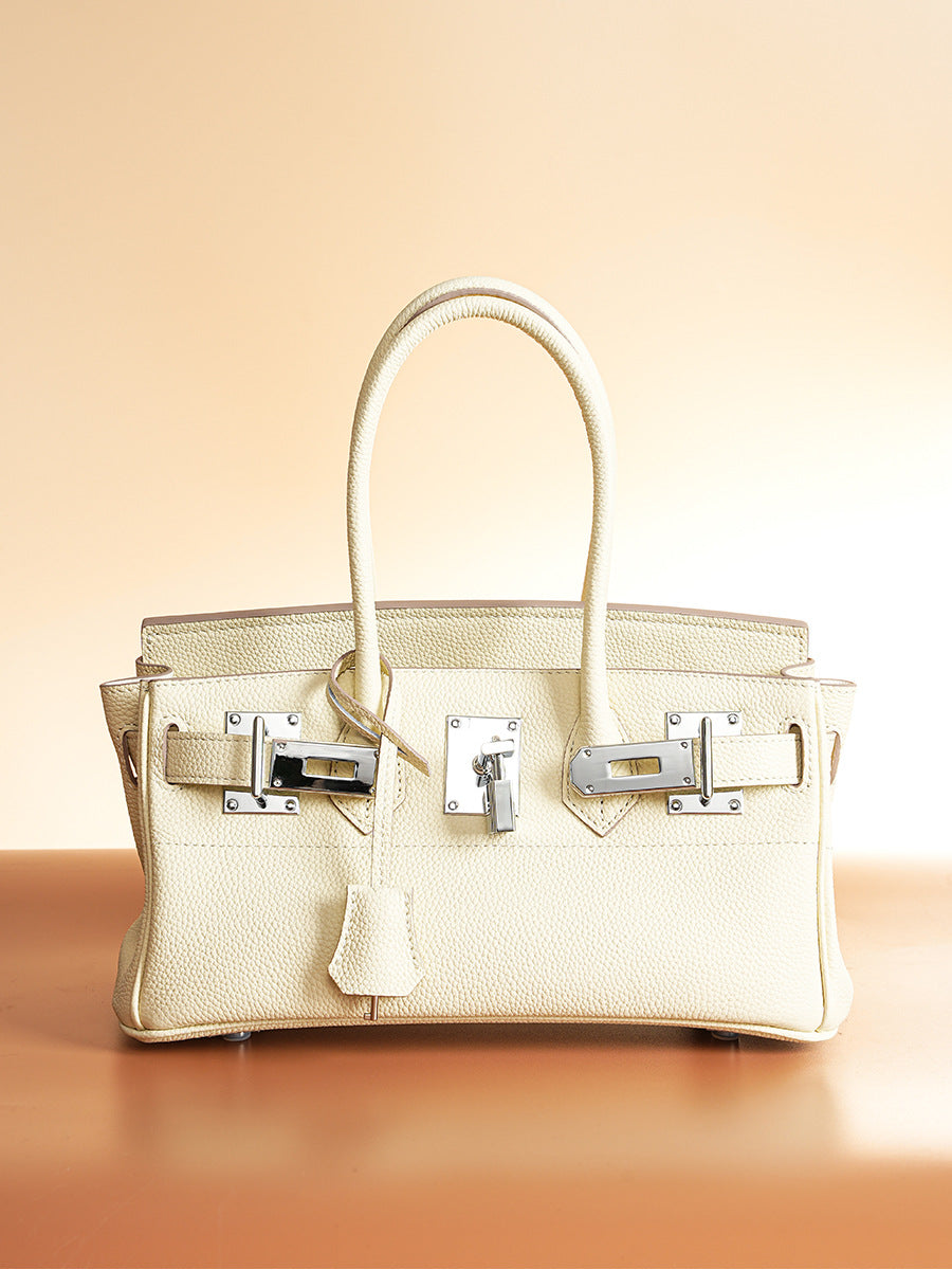 Women's Leather Sier Portable First Layer Cattlehide Fashion Handbags