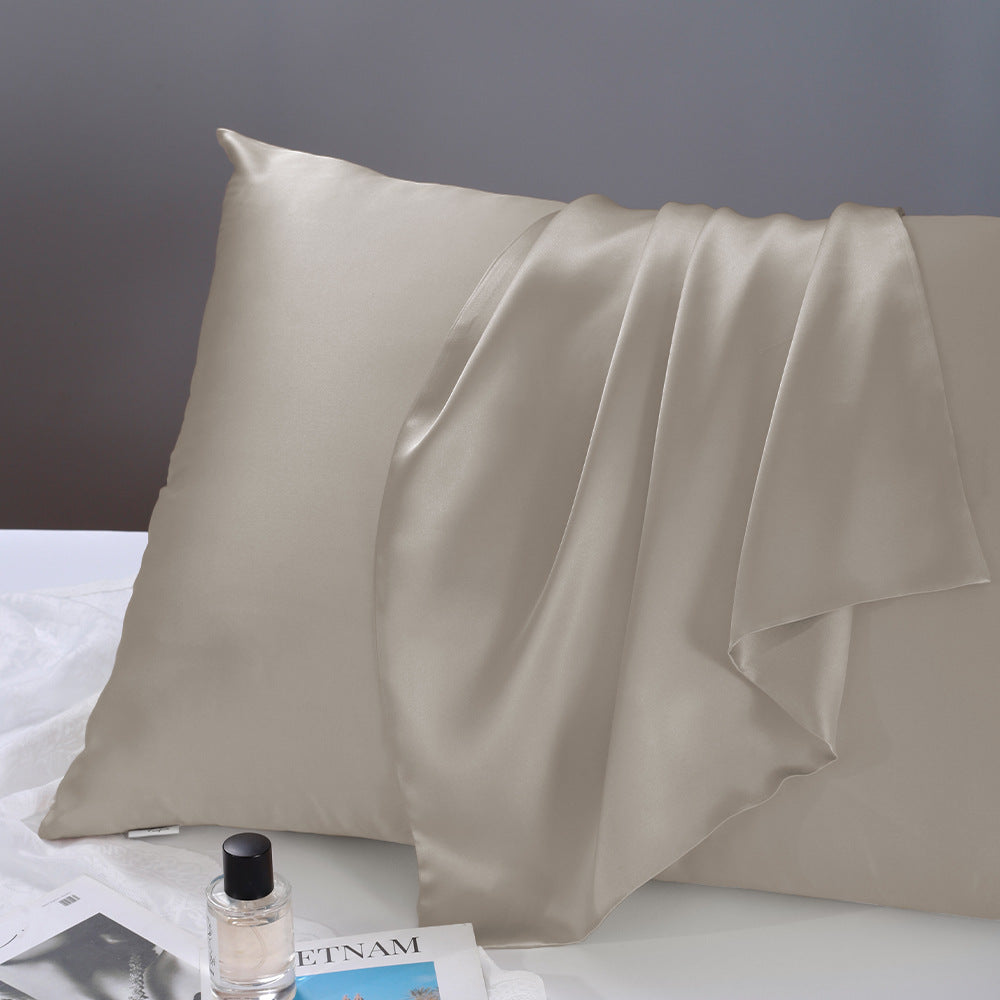 19 Momme Solid Double-Sided Silk Envelope Pillowcase with Hidden Closure, Multicolour Hypoallergenic 100% Mulberry Silk