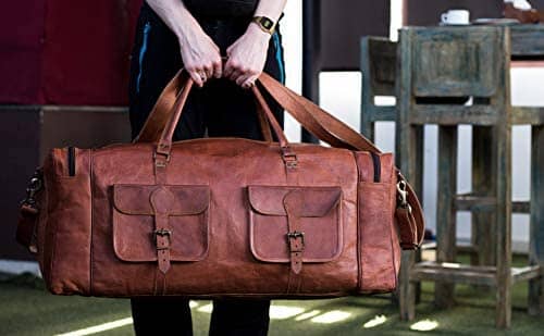 The Men's Leather, King Size Duffle Bag