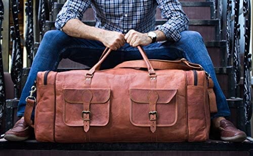 The Men's Leather, King Size Duffle Bag