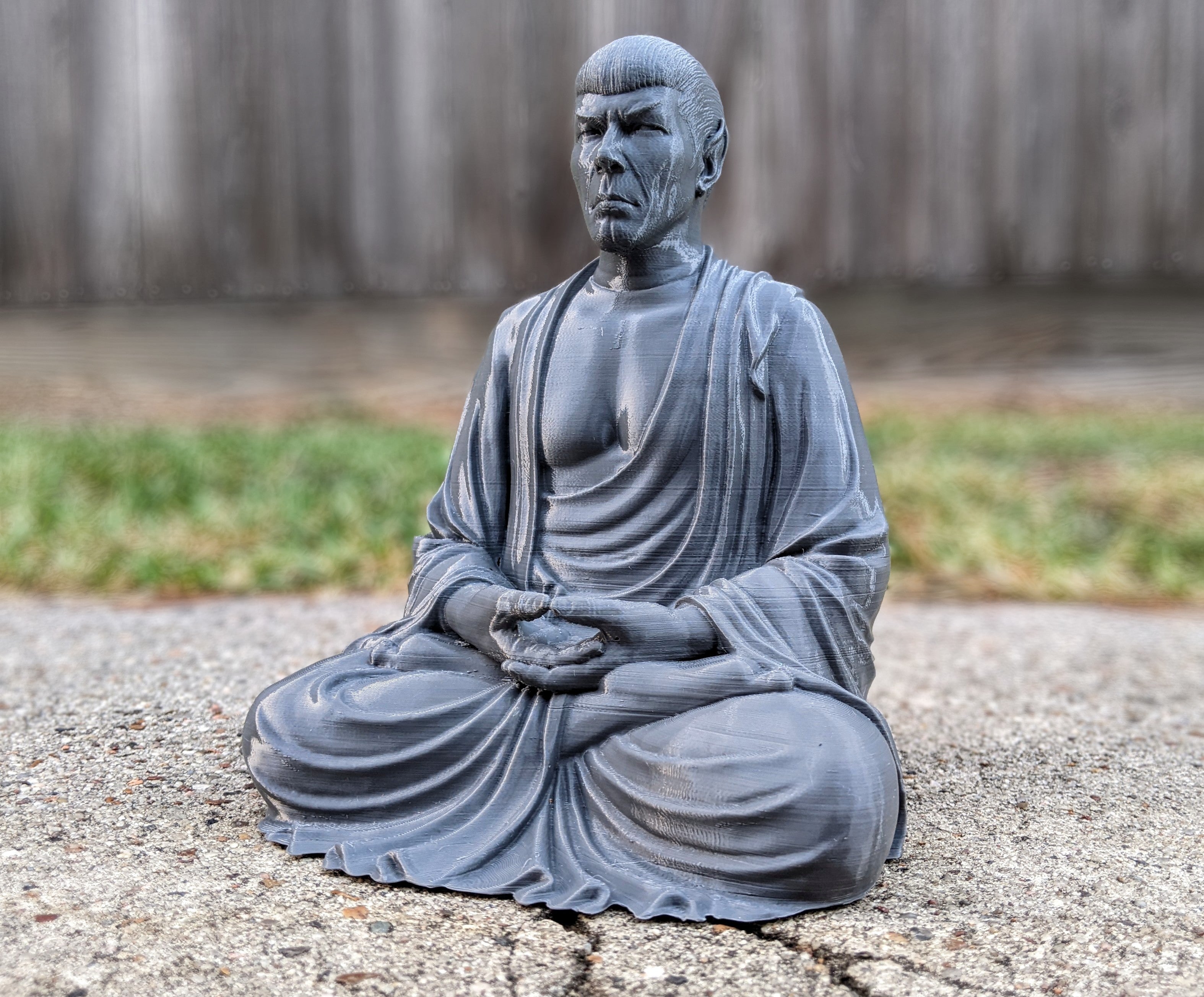 3D Printed Spock Buddha figure