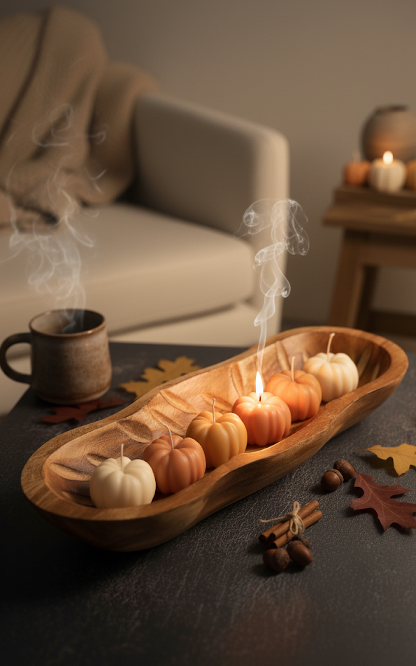Autumn Pumpkin Candle | Hand-Poured Soy Wax