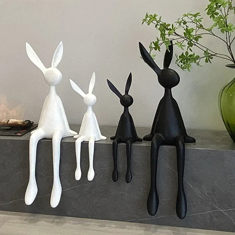 Abstract Rabbit Sculpture — Home Décor