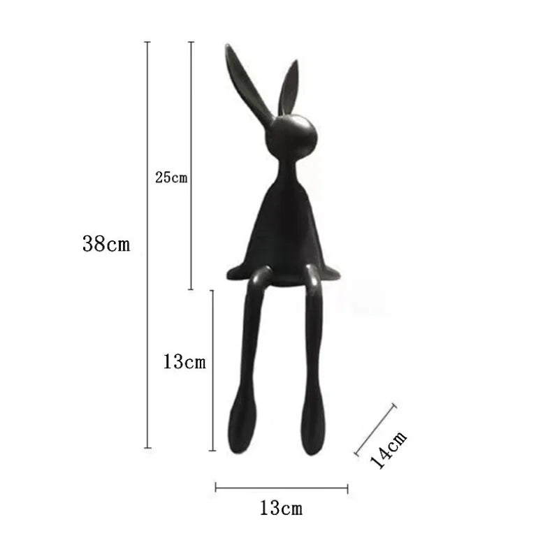 Abstract Rabbit Sculpture — Home Décor