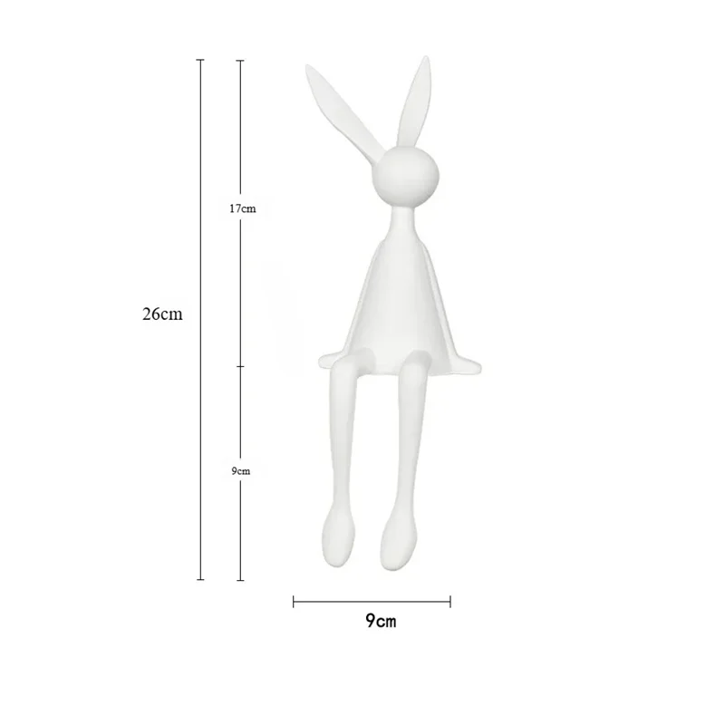 Abstract Rabbit Sculpture — Home Décor
