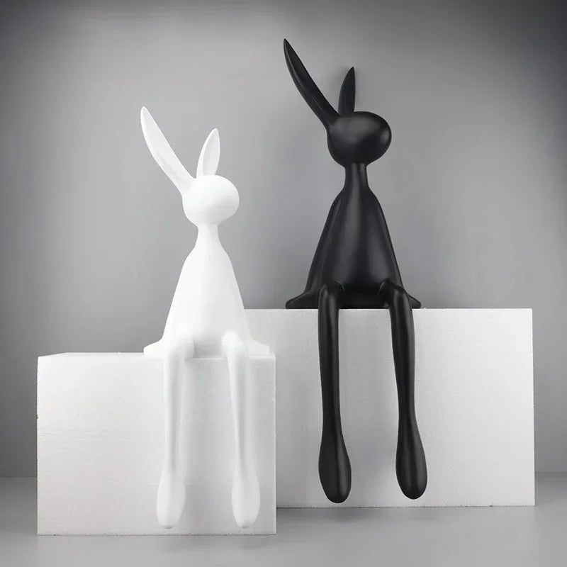 Abstract Rabbit Sculpture — Home Décor