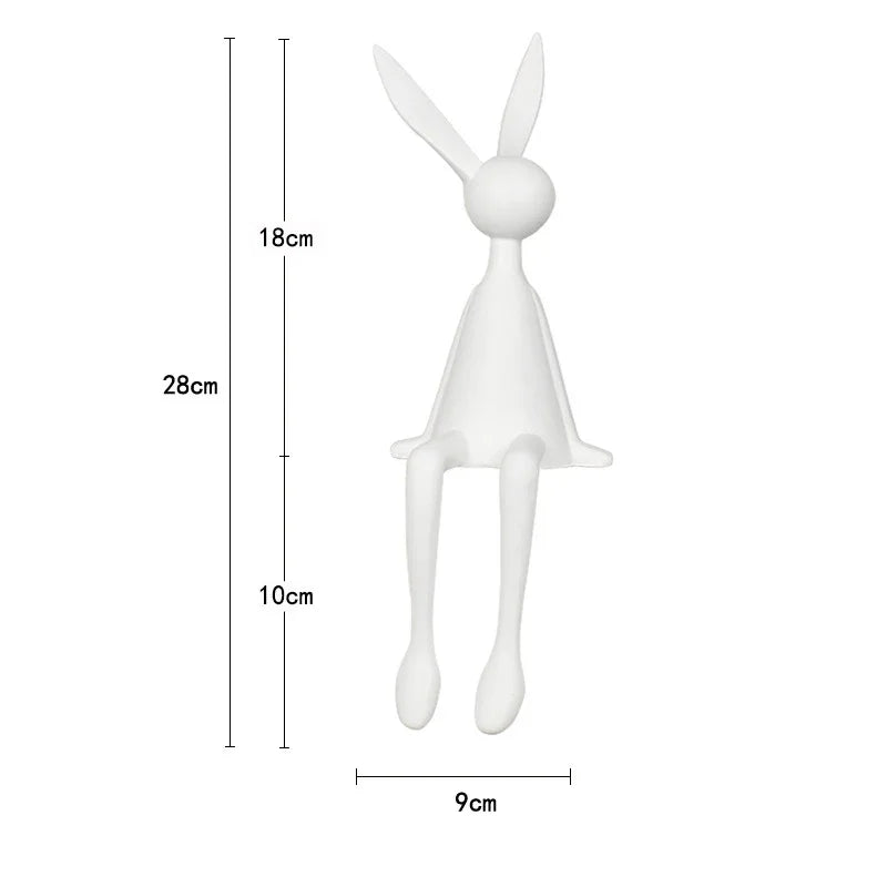 Abstract Rabbit Sculpture — Home Décor