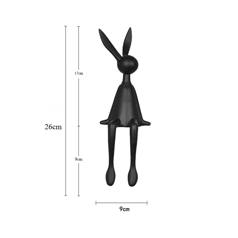 Abstract Rabbit Sculpture — Home Décor