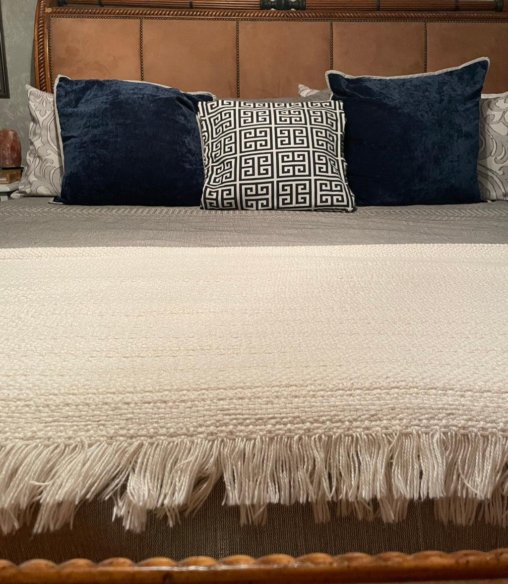 100% Cotton Throw Blanket