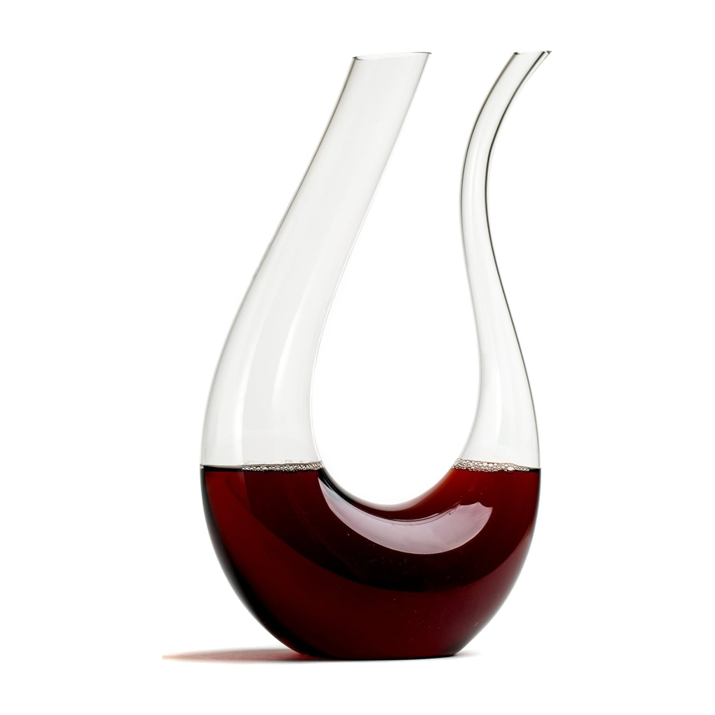 Amadeo U-Shaped Wine Decanter & Aerator — 25 oz
