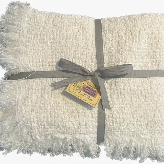 100% Cotton Throw Blanket
