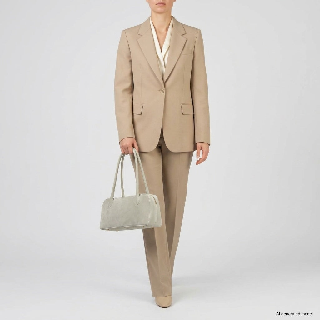 Italian Genuine Suede Shoulder Bag | Pavia
