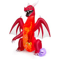 Light-Up Red Dragon Halloween Inflatable