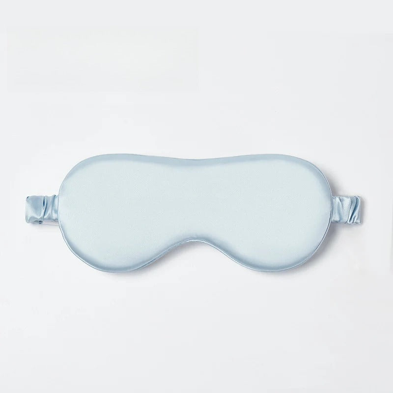 22 Momme 100% Mulberry Silk Sleep Set – Eye Mask, Headband & Scrunchie, Light-Blocking