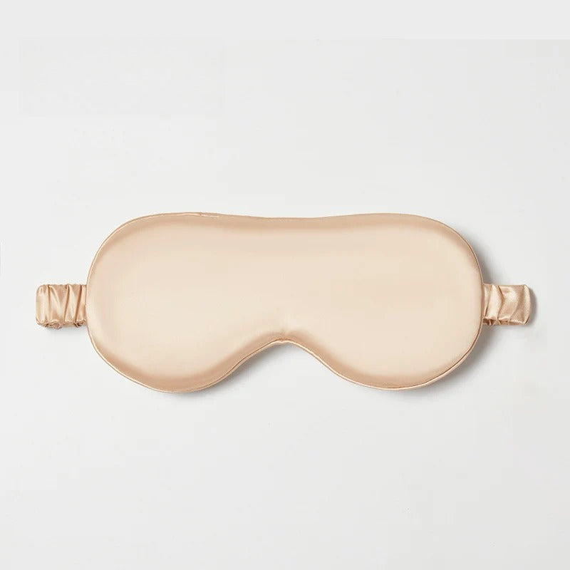 22 Momme 100% Mulberry Silk Sleep Set – Eye Mask, Headband & Scrunchie, Light-Blocking