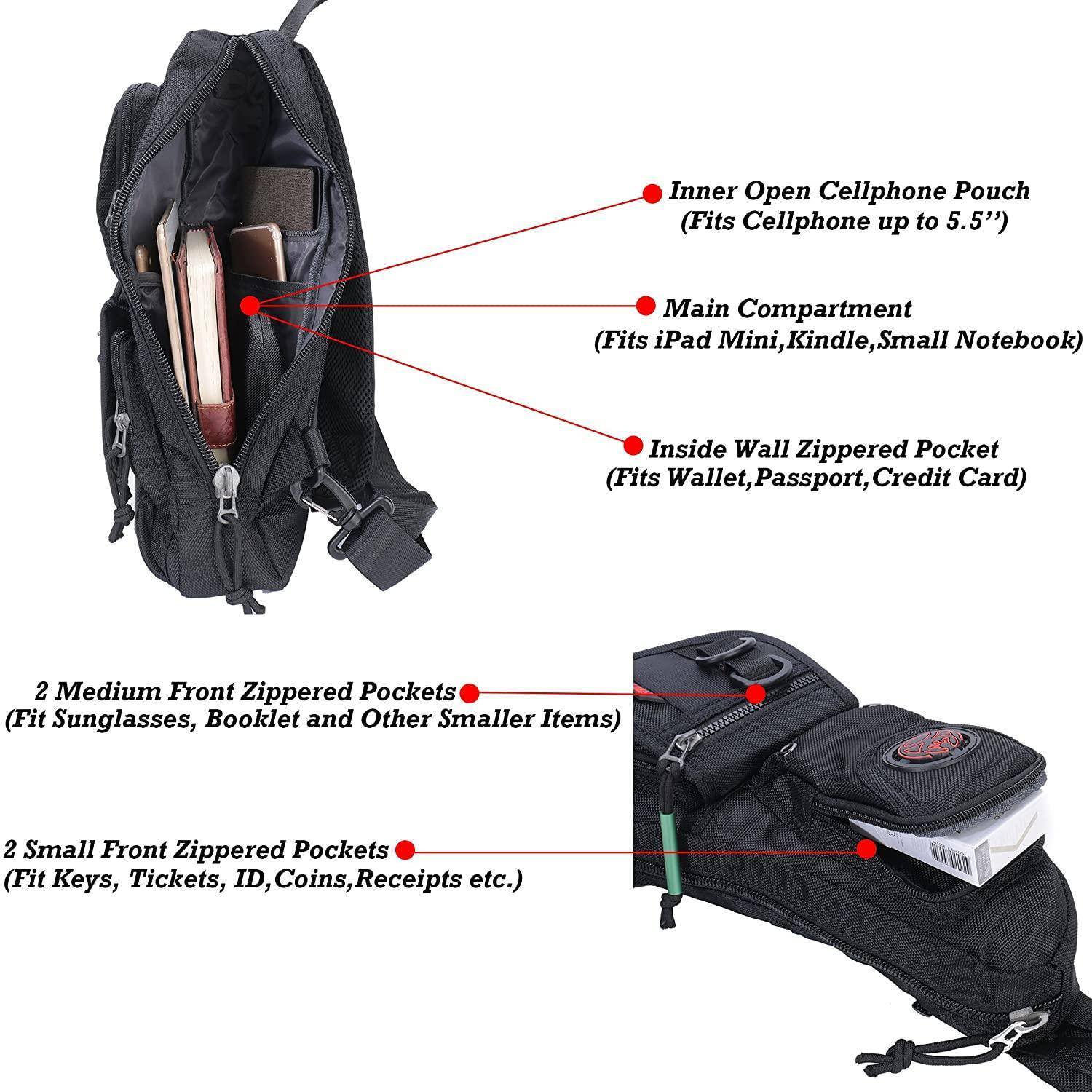 Men's Nylon Sling Bag – Ultralight Urban Carry